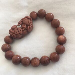 ASIAN BROWN JADE BRACELET